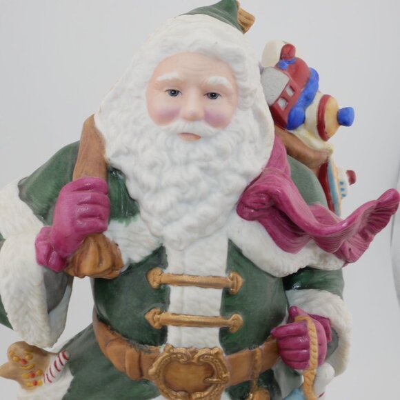 Victorian Santa Fine Porcelain Figurine By Lenox 1993 Vintage - Picture 8 of 13
